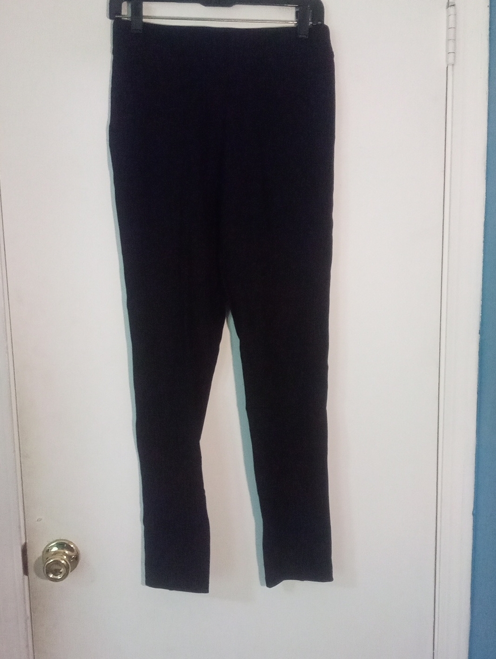 Wynne Collection Classic Black Knit Pants Medium New NWOT